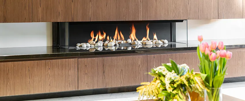 Double-height Fireplace Design Refurbishment in North Valley Stream, New York